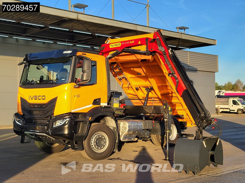 Iveco X-Way 400 4X2 New! Palfinger PK12.501 Crane 6m3 Meiller 3-SideTipper Navi ACC Euro 6 - מזהיר, משאית מנוף: תמונה 5 Iveco X-Way 400 4X2 New! Palfinger PK12.501 Crane 6m3 Meiller 3-SideTipper Navi ACC Euro 6 - מזהיר, משאית מנוף: תמונה 5