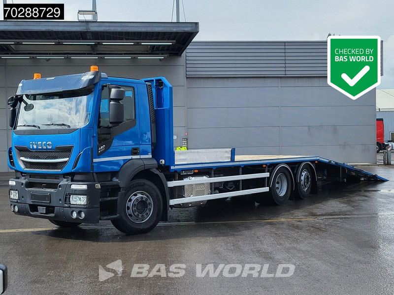Iveco X-Way 420 6X2 Machine transporter Hydraulic Ramp Winch Lift+steering axle ACC Euro 6 - משאית הובלה אוטומטית: תמונה 1 Iveco X-Way 420 6X2 Machine transporter Hydraulic Ramp Winch Lift+steering axle ACC Euro 6 - משאית הובלה אוטומטית: תמונה 1