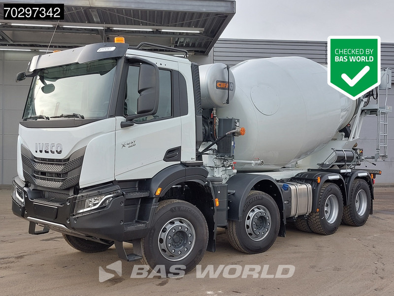 Iveco X-Way 420 8X4 NEW! 10M3 CIFA Mixer Full Steel Suspension Euro 6 - משאית מערבלת בטון: תמונה 1 Iveco X-Way 420 8X4 NEW! 10M3 CIFA Mixer Full Steel Suspension Euro 6 - משאית מערבלת בטון: תמונה 1