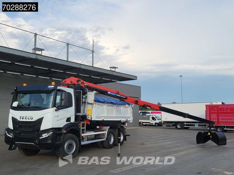 Iveco X-Way 480 6X4 NEW! HMF 2243Z-RCS Z-Crane kran 12m3 KH-Kipper Retarder Big-Axle - מזהיר, משאית מנוף: תמונה 5 Iveco X-Way 480 6X4 NEW! HMF 2243Z-RCS Z-Crane kran 12m3 KH-Kipper Retarder Big-Axle - מזהיר, משאית מנוף: תמונה 5