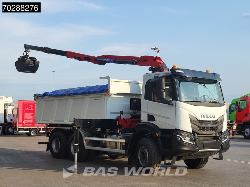 Iveco X-Way 480 6X4 NEW! HMF 2243Z-RCS Z-Crane kran 12m3 KH-Kipper Retarder Big-Axle - מזהיר, משאית מנוף: תמונה 3 Iveco X-Way 480 6X4 NEW! HMF 2243Z-RCS Z-Crane kran 12m3 KH-Kipper Retarder Big-Axle - מזהיר, משאית מנוף: תמונה 3