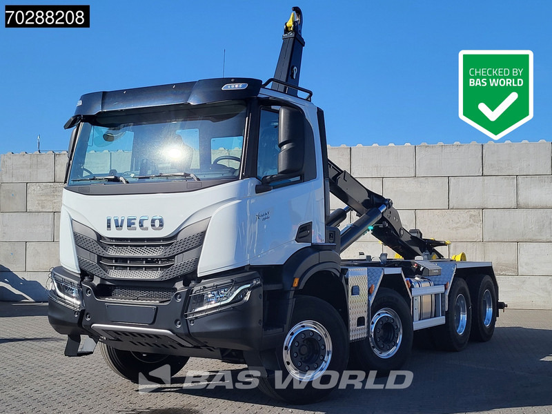 Iveco X-Way 480 8X4 NEW! 26tons MARREL Hooklift Steelsuspension Big-Axle Automatic Euro 6 - משאית הרמת וו: תמונה 1 Iveco X-Way 480 8X4 NEW! 26tons MARREL Hooklift Steelsuspension Big-Axle Automatic Euro 6 - משאית הרמת וו: תמונה 1