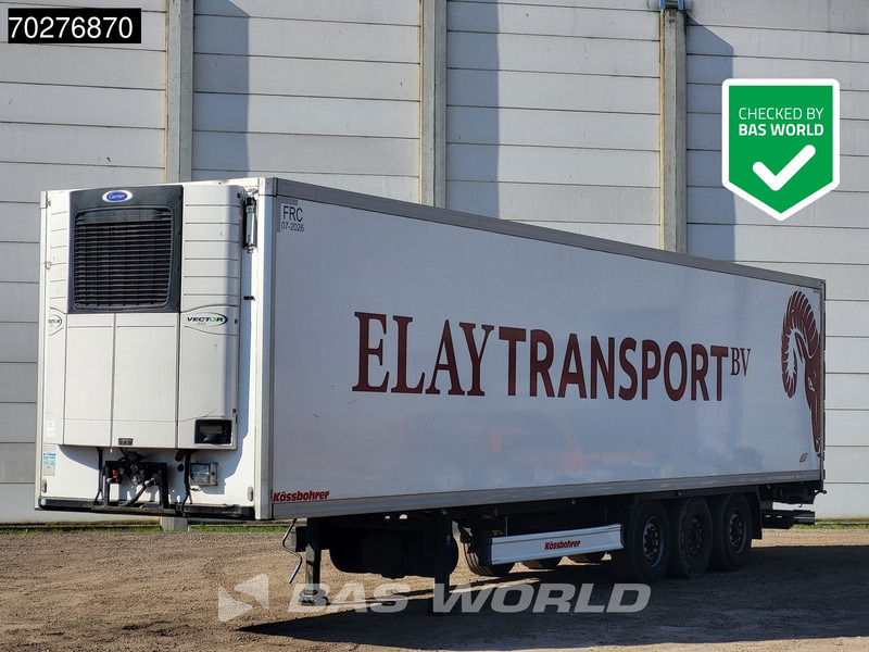 Kässbohrer Carrier Vector 1550 Tailgate Liftachse LBW BPW - סמיטריילר עם קירור: תמונה 1 Kässbohrer Carrier Vector 1550 Tailgate Liftachse LBW BPW - סמיטריילר עם קירור: תמונה 1