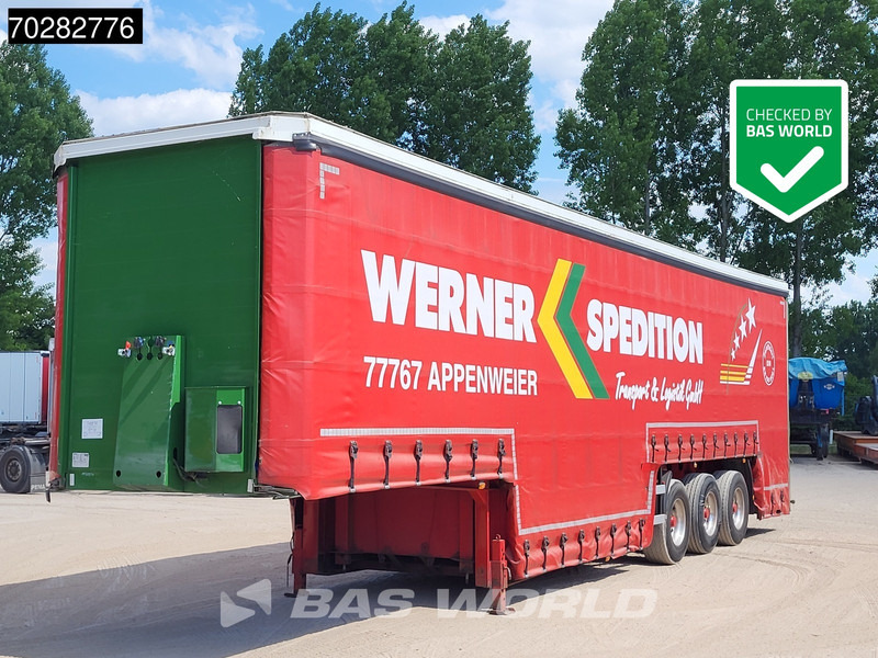 Kempf SP 35/3 Lift + Lenkachse Machine Transport - סמיטריילר עם וילונות צד: תמונה 1 Kempf SP 35/3 Lift + Lenkachse Machine Transport - סמיטריילר עם וילונות צד: תמונה 1