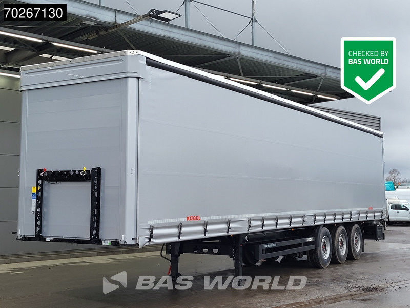 Kögel S24-1 3 axles HARDWOOD OMEGA NEW SAF Liftachse Edscha - סמיטריילר עם וילונות צד: תמונה 1 Kögel S24-1 3 axles HARDWOOD OMEGA NEW SAF Liftachse Edscha - סמיטריילר עם וילונות צד: תמונה 1
