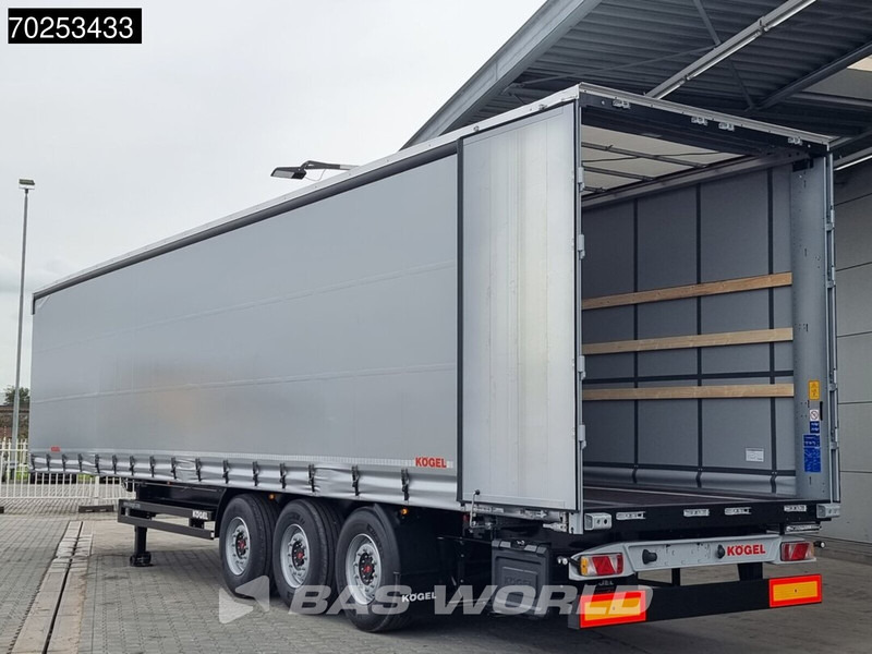 חָדָשׁ סמיטריילר עם וילונות צד Kögel S24-1 3 axles NEW HUBDACH Liftachse Lifting+ Sliding Roof: תמונה 9