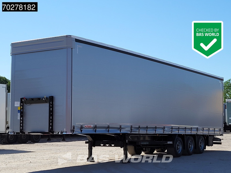 Kögel S24-1 MEGA Hubdach Liftachse Lifting Roof - סמיטריילר עם וילונות צד: תמונה 1 Kögel S24-1 MEGA Hubdach Liftachse Lifting Roof - סמיטריילר עם וילונות צד: תמונה 1