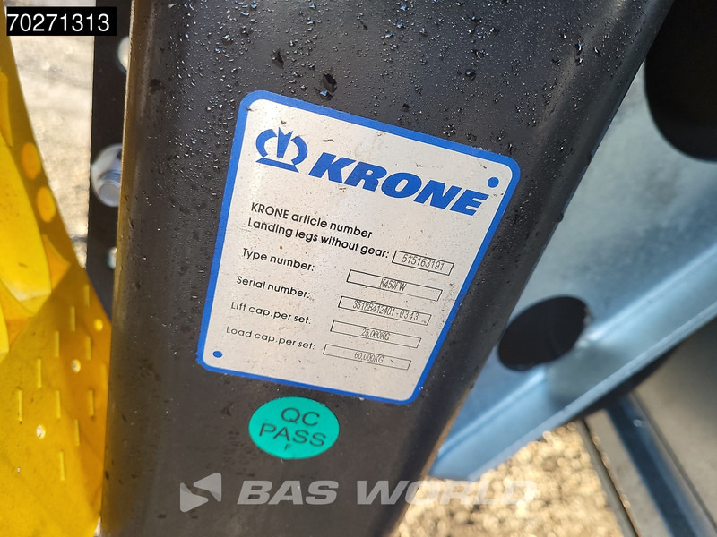 חָדָשׁ סמיטריילר עם קירור Krone Carrier Vector 1550 3 axles Liftachse Palettenkasten: תמונה 12