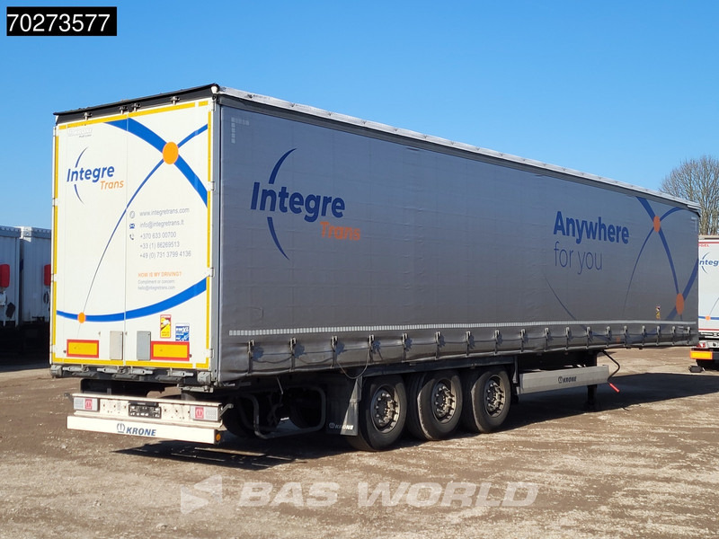 Krone SD 3 axles Edscha Anti Vandalismus plane - סמיטריילר עם וילונות צד: תמונה 5 Krone SD 3 axles Edscha Anti Vandalismus plane - סמיטריילר עם וילונות צד: תמונה 5