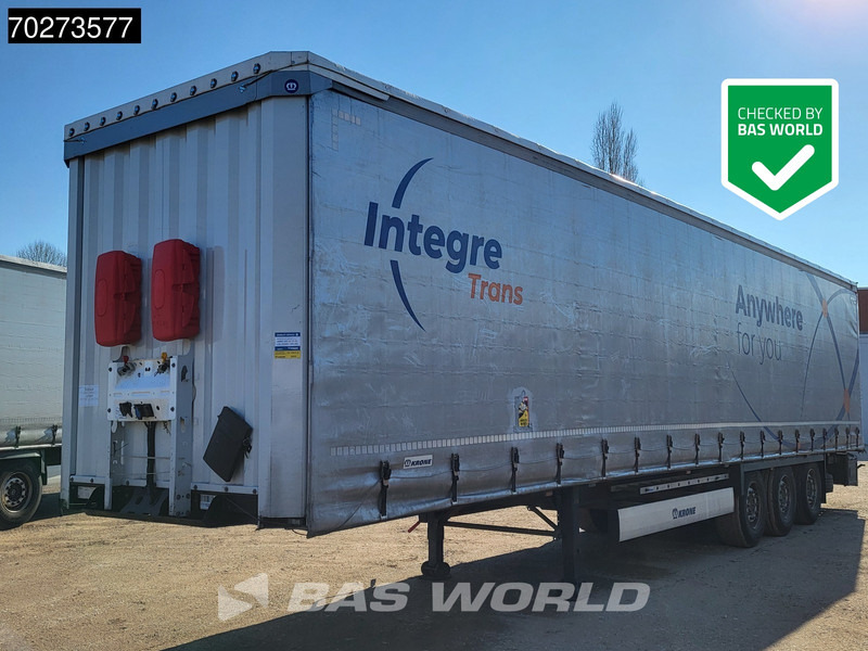 Krone SD 3 axles Edscha Anti Vandalismus plane - סמיטריילר עם וילונות צד: תמונה 1 Krone SD 3 axles Edscha Anti Vandalismus plane - סמיטריילר עם וילונות צד: תמונה 1