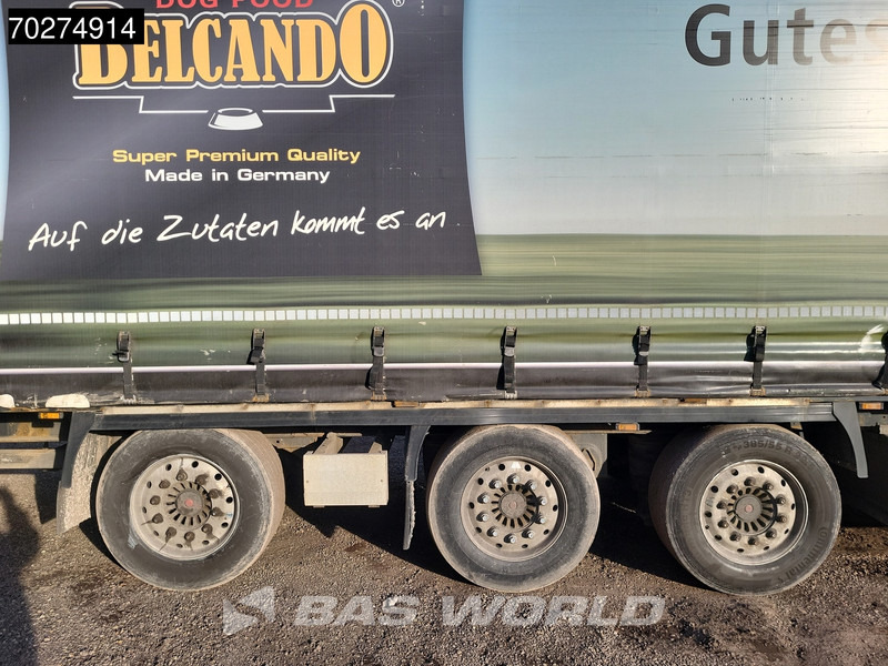 סמיטריילר עם וילונות צד Krone SD 3 axles Forklift Lift+Lenkachse Kooiaap Palettenkasten SAF Sliding Roof: תמונה 16