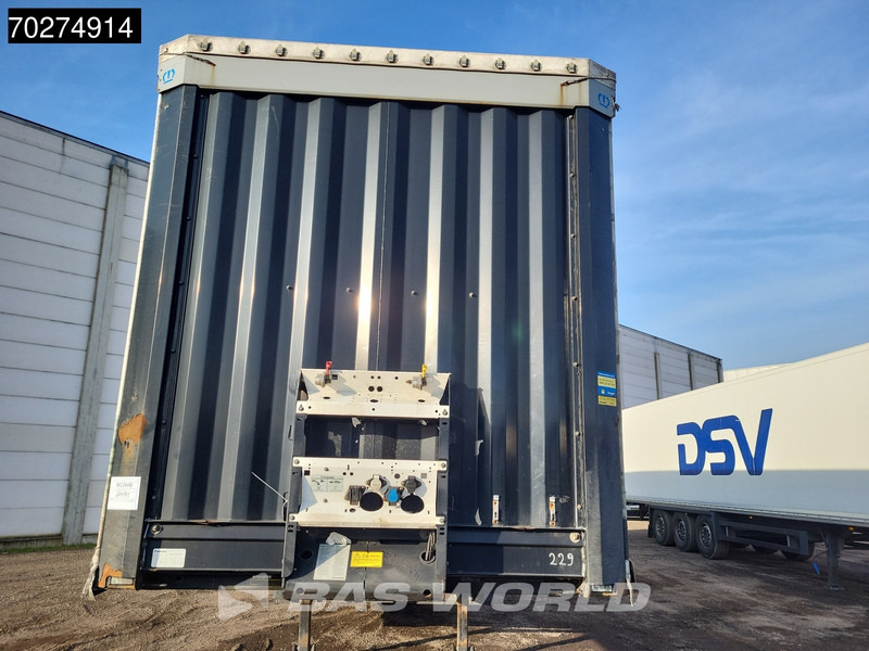 Krone SD 3 axles Forklift Lift+Lenkachse Kooiaap Palettenkasten SAF Sliding Roof - סמיטריילר עם וילונות צד: תמונה 3 Krone SD 3 axles Forklift Lift+Lenkachse Kooiaap Palettenkasten SAF Sliding Roof - סמיטריילר עם וילונות צד: תמונה 3