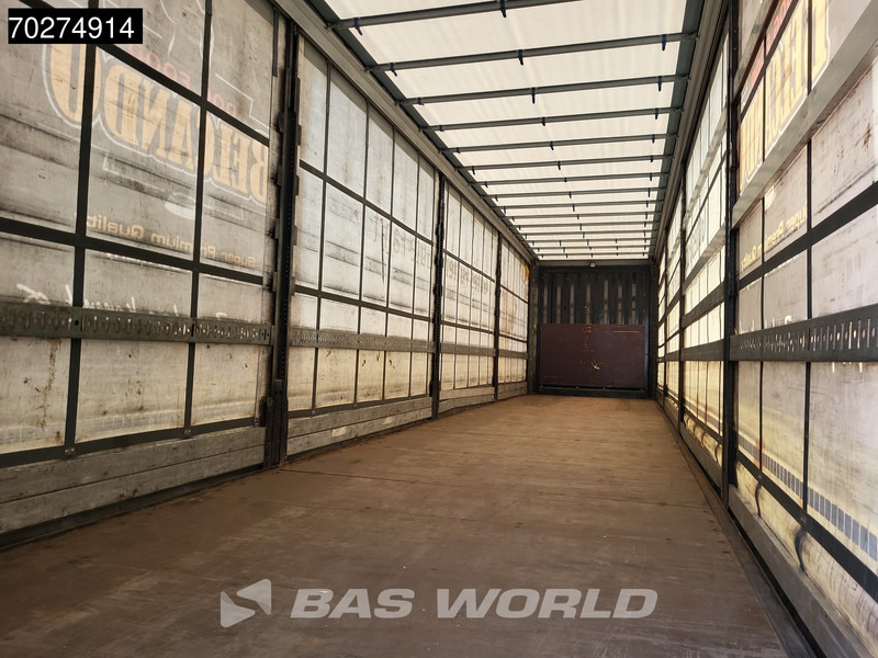 סמיטריילר עם וילונות צד Krone SD 3 axles Forklift Lift+Lenkachse Kooiaap Palettenkasten SAF Sliding Roof: תמונה 10