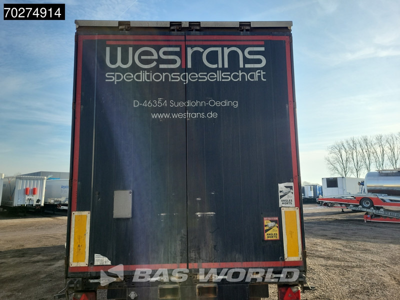 סמיטריילר עם וילונות צד Krone SD 3 axles Forklift Lift+Lenkachse Kooiaap Palettenkasten SAF Sliding Roof: תמונה 7