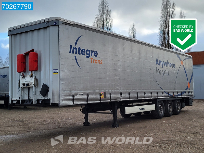 Krone SD 3 axles Sliding Roof Anti Vandalism - סמיטריילר עם וילונות צד: תמונה 1 Krone SD 3 axles Sliding Roof Anti Vandalism - סמיטריילר עם וילונות צד: תמונה 1
