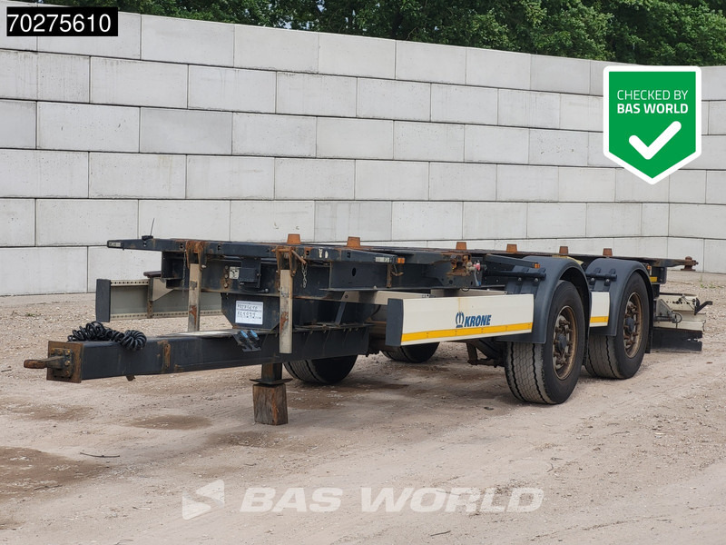 Krone ZZ20A - קרון נגרר מוביל מכולות/ החלפת גוף: תמונה 1 Krone ZZ20A - קרון נגרר מוביל מכולות/ החלפת גוף: תמונה 1