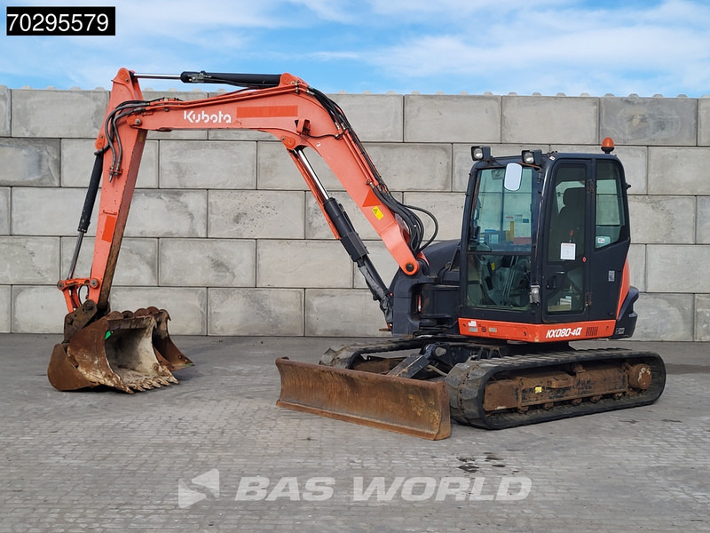 Kubota KX080-4a - מיני מחפר: תמונה 3 Kubota KX080-4a - מיני מחפר: תמונה 3