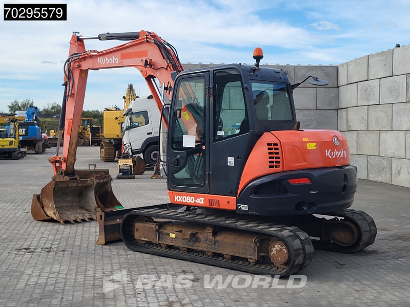 Kubota KX080-4a - מיני מחפר: תמונה 5 Kubota KX080-4a - מיני מחפר: תמונה 5