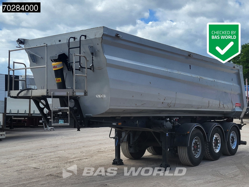 Langendorf NW3 3 axles Steel Tipper Liftachse - סמיטריילר עם מזהיר: תמונה 1 Langendorf NW3 3 axles Steel Tipper Liftachse - סמיטריילר עם מזהיר: תמונה 1