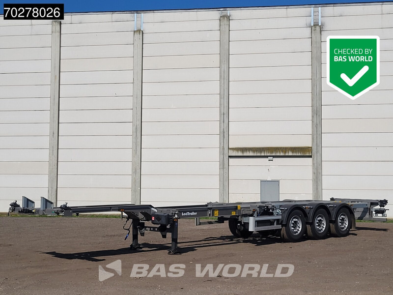 Lecitrailer SR3EC 3 axles UNUSED Liftachse Multi'45 - סמיטריילר מוביל מכולות/ החלפת גוף: תמונה 1 Lecitrailer SR3EC 3 axles UNUSED Liftachse Multi'45 - סמיטריילר מוביל מכולות/ החלפת גוף: תמונה 1