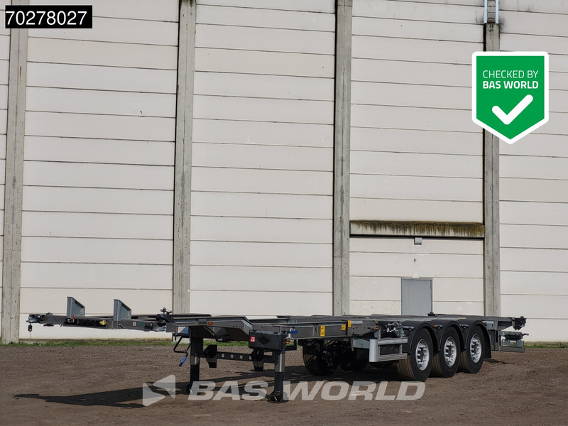 Lecitrailer SR3EC 3 axles UNUSED Liftachse Multi'45 - סמיטריילר מוביל מכולות/ החלפת גוף: תמונה 1 Lecitrailer SR3EC 3 axles UNUSED Liftachse Multi'45 - סמיטריילר מוביל מכולות/ החלפת גוף: תמונה 1