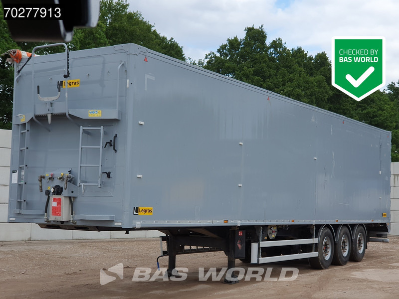 Legras F10271 10mm 92m3 Liftachse - סמיטריילר עם רצפת הליכה: תמונה 1 Legras F10271 10mm 92m3 Liftachse - סמיטריילר עם רצפת הליכה: תמונה 1