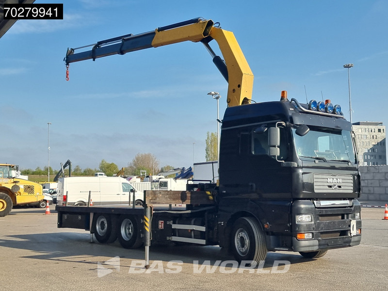 MAN TGA 26.430 6X2 Palfinger PK32080 Kran Crane Manual Liftachse Euro 4 - משאית צד נופל/ שטוחה, משאית מנוף: תמונה 3 MAN TGA 26.430 6X2 Palfinger PK32080 Kran Crane Manual Liftachse Euro 4 - משאית צד נופל/ שטוחה, משאית מנוף: תמונה 3