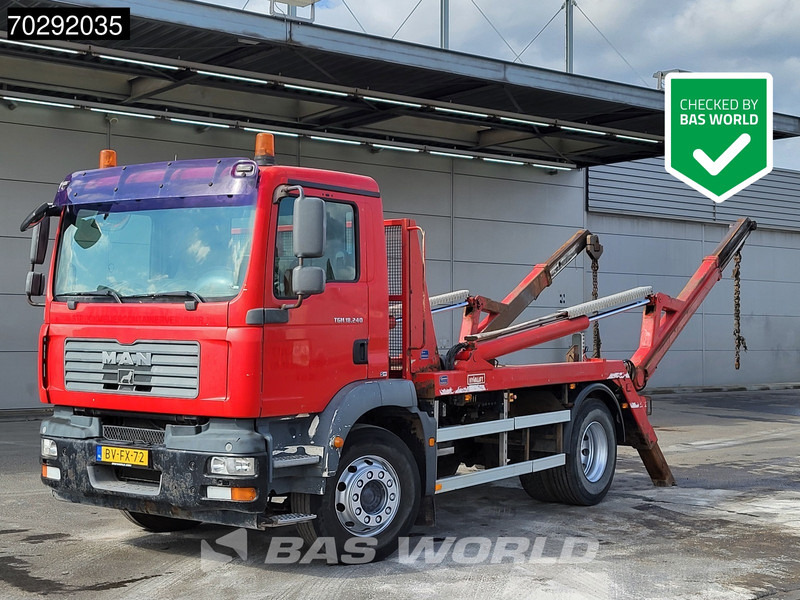 MAN TGM 18.240 TGS 4X2 NL-Truck 14 Hyvalift Manual Euro 4 - משאית דילוג העמסה: תמונה 1 MAN TGM 18.240 TGS 4X2 NL-Truck 14 Hyvalift Manual Euro 4 - משאית דילוג העמסה: תמונה 1