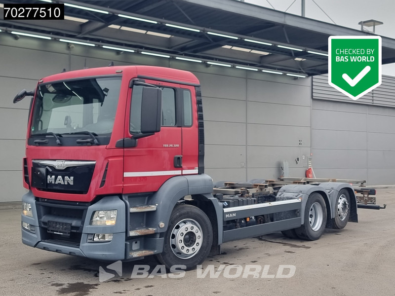 MAN TGS 26.320 6X2 BDF ADR Lift+lenkasche Automatic Euro 6 - מוביל מכולות/ משאית החלפת גוף: תמונה 1 MAN TGS 26.320 6X2 BDF ADR Lift+lenkasche Automatic Euro 6 - מוביל מכולות/ משאית החלפת גוף: תמונה 1