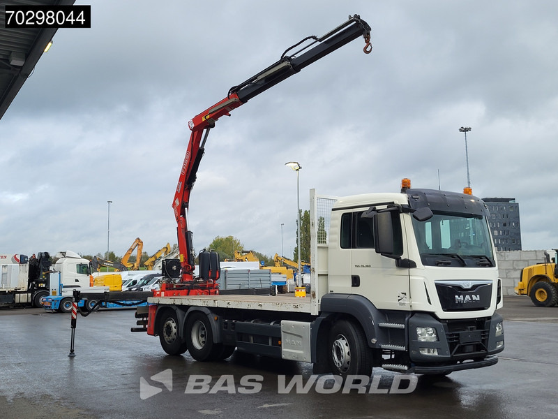 MAN TGS 26.360 6X2 Fassi F135A.0.22 Lift-Axle Euro 6 - משאית צד נופל/ שטוחה, משאית מנוף: תמונה 3 MAN TGS 26.360 6X2 Fassi F135A.0.22 Lift-Axle Euro 6 - משאית צד נופל/ שטוחה, משאית מנוף: תמונה 3