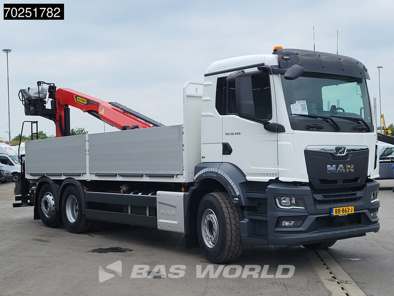 MAN TGS 26.440 6X2 NEW NL-Truck Palfinger PK 20.501 L TEC3 Kran Crane Euro 6 - משאית צד נופל/ שטוחה, משאית מנוף: תמונה 3 MAN TGS 26.440 6X2 NEW NL-Truck Palfinger PK 20.501 L TEC3 Kran Crane Euro 6 - משאית צד נופל/ שטוחה, משאית מנוף: תמונה 3