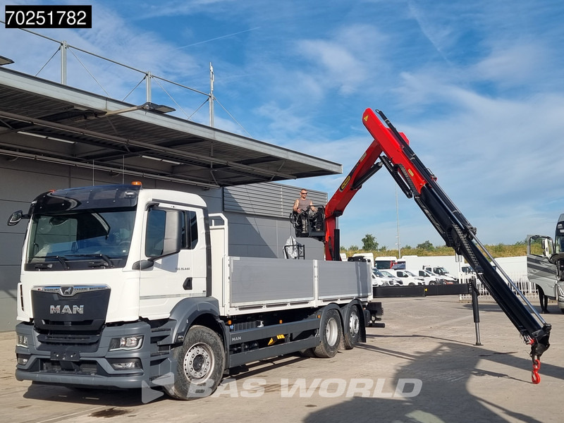 MAN TGS 26.440 6X2 NEW NL-Truck Palfinger PK20.501 L TEC3 Kran Baustoff Lift-Lenk Asche - משאית צד נופל/ שטוחה, משאית מנוף: תמונה 5 MAN TGS 26.440 6X2 NEW NL-Truck Palfinger PK20.501 L TEC3 Kran Baustoff Lift-Lenk Asche - משאית צד נופל/ שטוחה, משאית מנוף: תמונה 5
