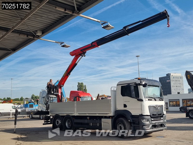 MAN TGS 26.440 6X2 NEW NL-Truck Palfinger PK20.501 L TEC3 Kran Baustoff Lift-Lenk Asche - משאית צד נופל/ שטוחה, משאית מנוף: תמונה 3 MAN TGS 26.440 6X2 NEW NL-Truck Palfinger PK20.501 L TEC3 Kran Baustoff Lift-Lenk Asche - משאית צד נופל/ שטוחה, משאית מנוף: תמונה 3