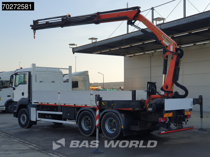MAN TGS 26.440 6X4 Palfinger PK18002 EH Kran Crane Manual Remote Euro 5 - משאית צד נופל/ שטוחה, משאית מנוף: תמונה 2 MAN TGS 26.440 6X4 Palfinger PK18002 EH Kran Crane Manual Remote Euro 5 - משאית צד נופל/ שטוחה, משאית מנוף: תמונה 2
