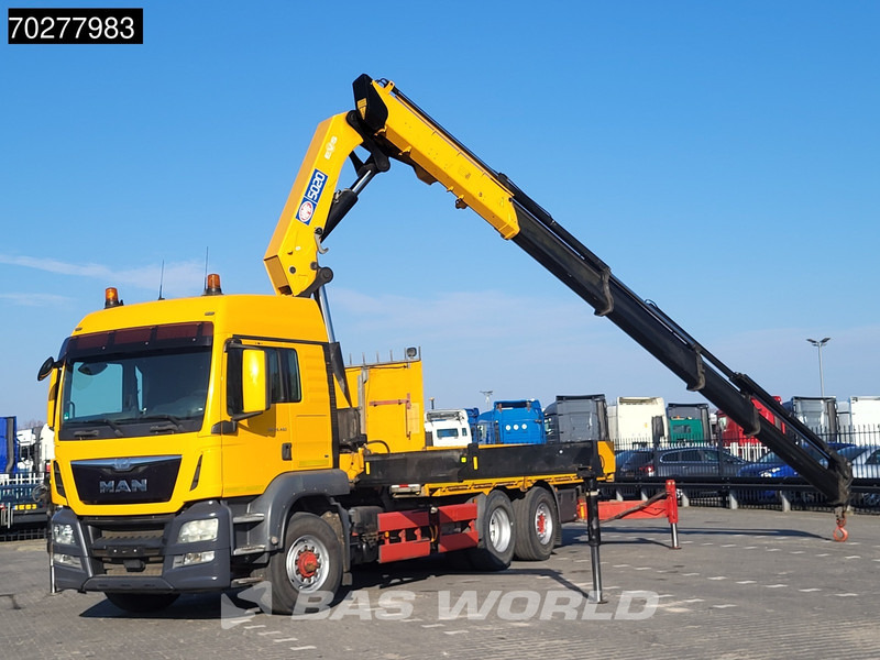 MAN TGS 26.480 6X4 HMF 5020-K6 Crane Kran Hydrodrive Lift+Lenkachse Euro 6 - משאית צד נופל/ שטוחה, משאית מנוף: תמונה 3 MAN TGS 26.480 6X4 HMF 5020-K6 Crane Kran Hydrodrive Lift+Lenkachse Euro 6 - משאית צד נופל/ שטוחה, משאית מנוף: תמונה 3
