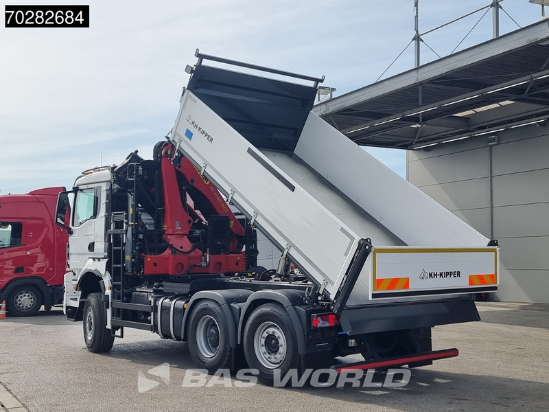 MAN TGS 28.520 6X4 Palfinger PK24001 SLD 5 Kran 2-way tipper Retarder Big-Axle Liftachse Euro 6 - מזהיר, משאית מנוף: תמונה 2 MAN TGS 28.520 6X4 Palfinger PK24001 SLD 5 Kran 2-way tipper Retarder Big-Axle Liftachse Euro 6 - מזהיר, משאית מנוף: תמונה 2