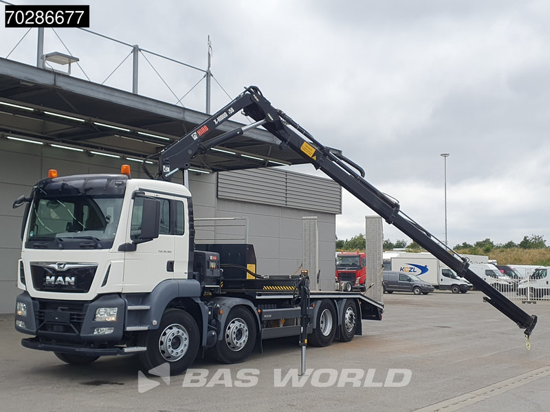 MAN TGS 35.360 8X2 HIAB X-Hiduo 158 BS-3 Crane Lift+lenkasche Machine transporter Euro 6 - משאית הובלה אוטומטית, משאית מנוף: תמונה 5 MAN TGS 35.360 8X2 HIAB X-Hiduo 158 BS-3 Crane Lift+lenkasche Machine transporter Euro 6 - משאית הובלה אוטומטית, משאית מנוף: תמונה 5