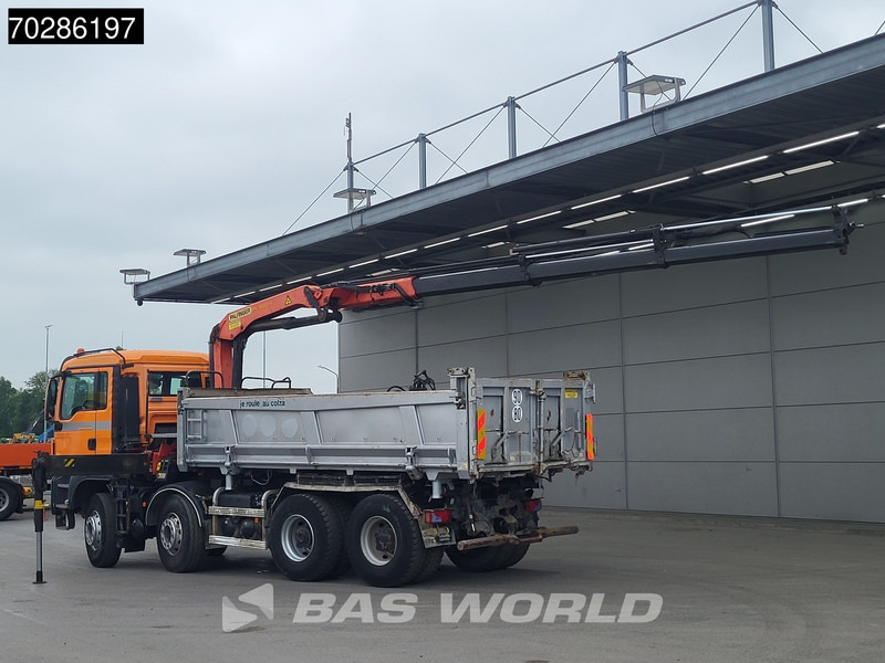 MAN TGS 35.400 8X4 Palfinger PK16001 K Kran Crane Retarder Big-Axle 2-Way tipper Euro 6 - מזהיר, משאית מנוף: תמונה 2 MAN TGS 35.400 8X4 Palfinger PK16001 K Kran Crane Retarder Big-Axle 2-Way tipper Euro 6 - מזהיר, משאית מנוף: תמונה 2
