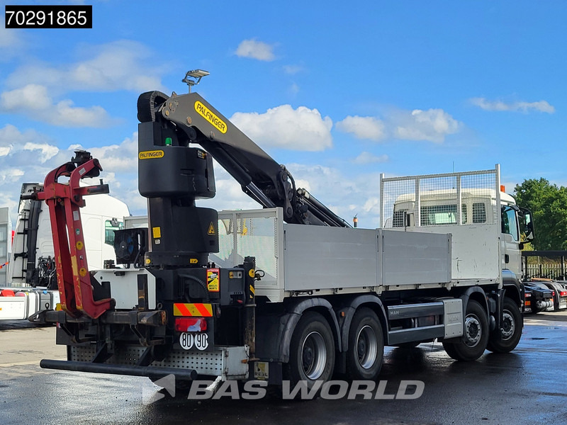 משאית צד נופל/ שטוחה, משאית מנוף MAN TGS 35.400 8X4 Palfinger PK23002 SH Big-Axle Euro 6: תמונה 15