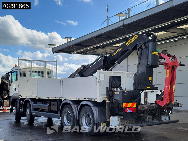 משאית צד נופל/ שטוחה, משאית מנוף MAN TGS 35.400 8X4 Palfinger PK23002 SH Big-Axle Euro 6: תמונה 13