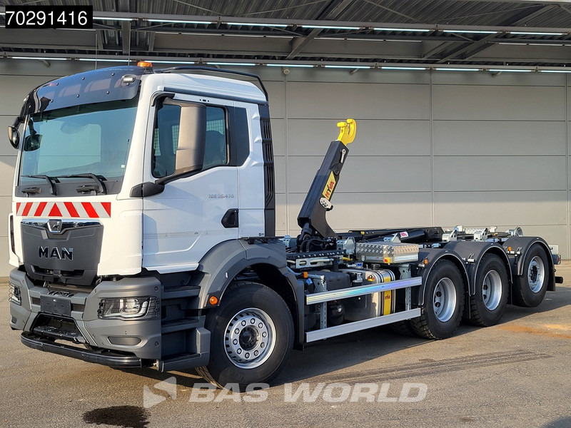 MAN TGS 35.470 8X4 NEW! HYVA 26-62 SKZ hooklift Lift+steering Axle Automatic Euro 6 - משאית הרמת וו: תמונה 3 MAN TGS 35.470 8X4 NEW! HYVA 26-62 SKZ hooklift Lift+steering Axle Automatic Euro 6 - משאית הרמת וו: תמונה 3