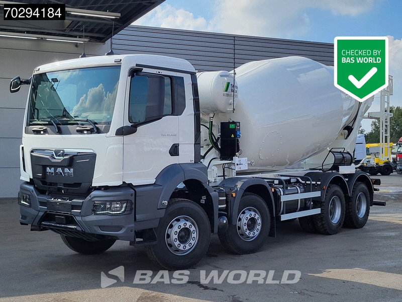 MAN TGS 41.440 8X4 New! 12m3 Stetter Mixer Big-Axle Steelsuspension Automatic Euro 6 - משאית מערבלת בטון: תמונה 1 MAN TGS 41.440 8X4 New! 12m3 Stetter Mixer Big-Axle Steelsuspension Automatic Euro 6 - משאית מערבלת בטון: תמונה 1