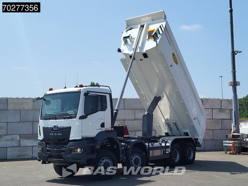 MAN TGS 41.480 8X6 NEW! 19m3 Meiller Tipper Big-Axle Steel suspension Automatic Euro 6 - מזהיר: תמונה 2 MAN TGS 41.480 8X6 NEW! 19m3 Meiller Tipper Big-Axle Steel suspension Automatic Euro 6 - מזהיר: תמונה 2