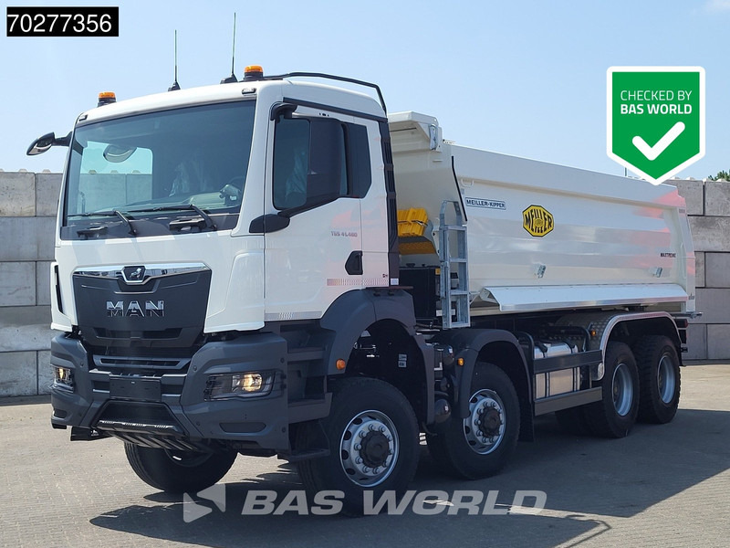 MAN TGS 41.480 8X6 NEW! 19m3 Meiller Tipper Big-Axle Steel suspension Automatic Euro 6 - מזהיר: תמונה 1 MAN TGS 41.480 8X6 NEW! 19m3 Meiller Tipper Big-Axle Steel suspension Automatic Euro 6 - מזהיר: תמונה 1
