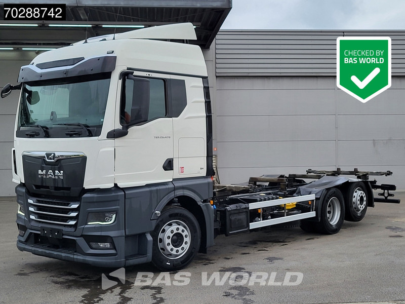 MAN TGX 26.470 6X2 Retarder BDF Standairco Lift-Axle Automatic LED Euro 6 - מוביל מכולות/ משאית החלפת גוף: תמונה 1 MAN TGX 26.470 6X2 Retarder BDF Standairco Lift-Axle Automatic LED Euro 6 - מוביל מכולות/ משאית החלפת גוף: תמונה 1