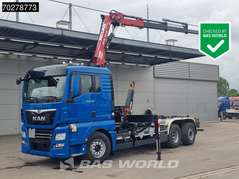 MAN TGX 26.500 6X2 Atlas 172.3E-A3 Crane Kran Hyva 20.51.SK Lift+lenkasche Euro 6 - משאית הרמת וו, משאית מנוף: תמונה 1 MAN TGX 26.500 6X2 Atlas 172.3E-A3 Crane Kran Hyva 20.51.SK Lift+lenkasche Euro 6 - משאית הרמת וו, משאית מנוף: תמונה 1