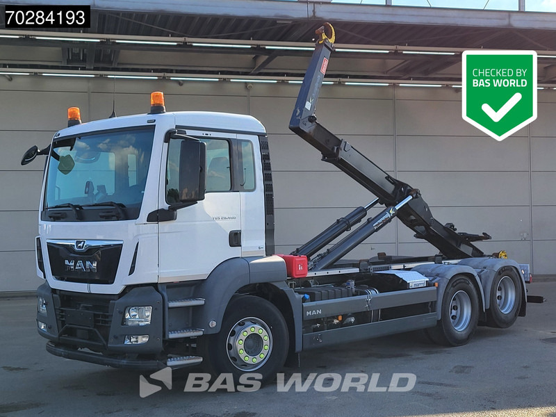 MAN TGX 28.460 6X2 MARREL AL20 S56 Hooklift Liftaxle Automatic Euro 6 - משאית הרמת וו: תמונה 1 MAN TGX 28.460 6X2 MARREL AL20 S56 Hooklift Liftaxle Automatic Euro 6 - משאית הרמת וו: תמונה 1