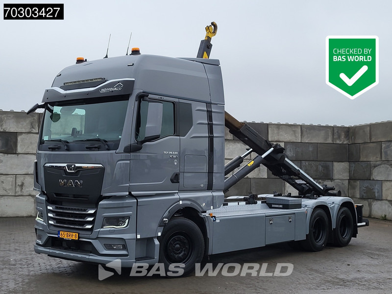 MAN TGX 28.640 TGX 6X2 NL-Truck APK Hyva 26-60-S containersystem Lift-axle Automatic Euro 6 - משאית הרמת וו: תמונה 1 MAN TGX 28.640 TGX 6X2 NL-Truck APK Hyva 26-60-S containersystem Lift-axle Automatic Euro 6 - משאית הרמת וו: תמונה 1