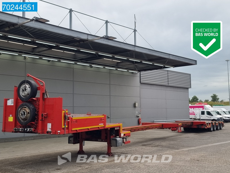 MEUSBURGER MTS-4 2xAusziehbar bis 21M Lift + 4xLenkachse - סמיטריילר עם מטען נמוך: תמונה 1 MEUSBURGER MTS-4 2xAusziehbar bis 21M Lift + 4xLenkachse - סמיטריילר עם מטען נמוך: תמונה 1