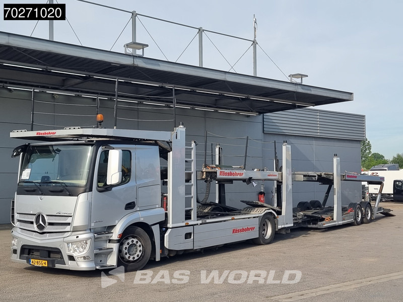 Mercedes-Benz Actros 1843 4X2 NL-Truck 8 Cars Hydraulic Winch Kässbohrer Car Transporter Euro 6 - משאית הובלה אוטומטית: תמונה 1 Mercedes-Benz Actros 1843 4X2 NL-Truck 8 Cars Hydraulic Winch Kässbohrer Car Transporter Euro 6 - משאית הובלה אוטומטית: תמונה 1